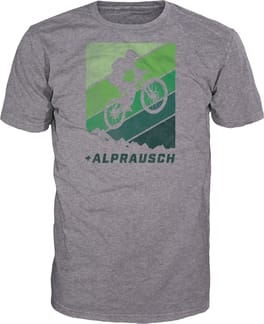 Alpebiker T-Shirt Dark Grey Mel