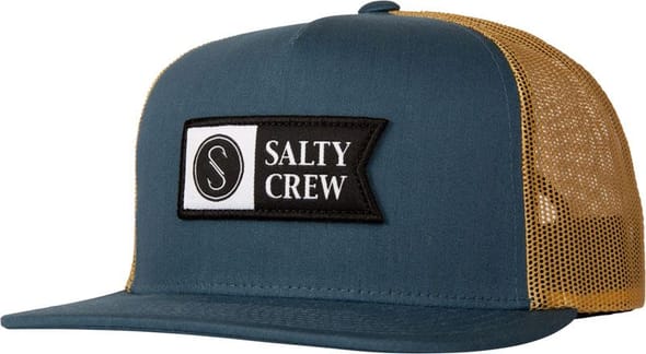 Alpha Twill Trucker Indigo Gold