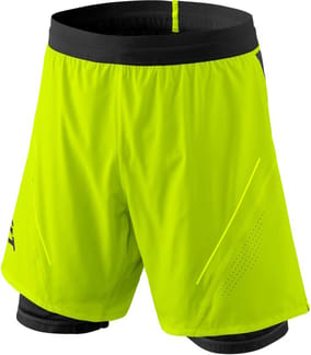 Alpine Pro M 2/1 Shorts Neon Yellow