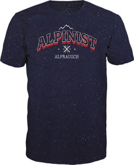 Alpinischt T-Shirt Navy Fancy Melange