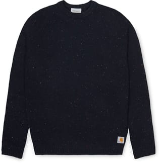 Anglistic Sweater Speckled Dark Navy Heather