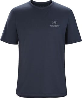 Arc'Logo Emblem SS Wool Men's Black Sapphire