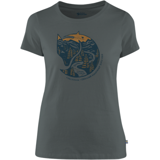 Arctic Fox Print T-shirt W Dusk