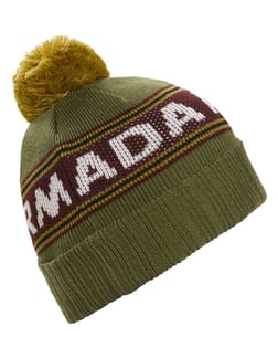 Jacquard Knit Pom Beanie Fatigue
