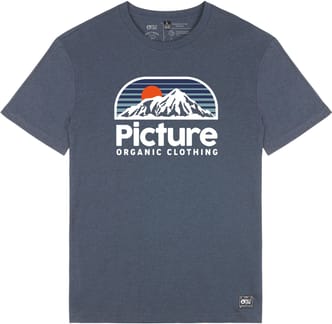 Authentic Tee Dark Blue Melange