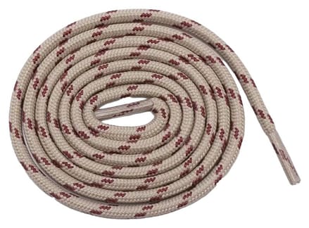 Lacets Rond Beige / rouge