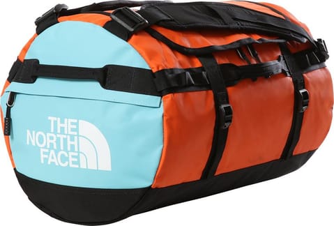 Base Camp Duffel - S Red Orange/Transantarctic Blue