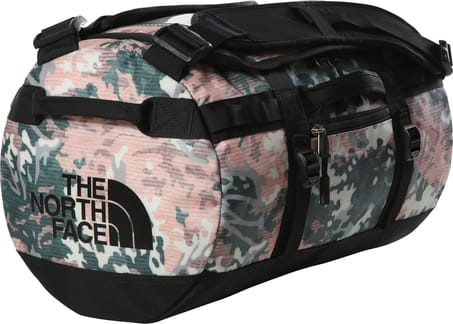 Base Camp Duffel - Xs Rose Tan Canvas Paint Print/Tnf Black