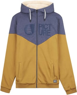 Basement Plush Zip Hood Dark Golden