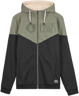 Basement Plush Zip Hood Dusty Olive