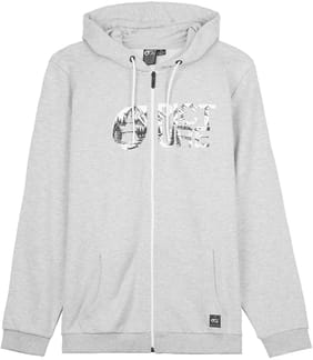 Basement Zip Hood Grey Melange