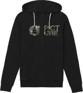 Basement Zip Hoodie W Black