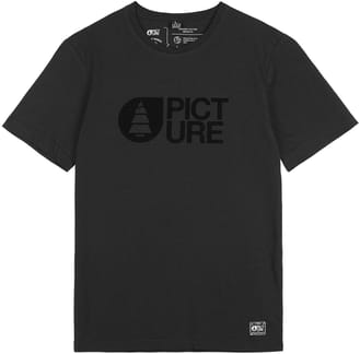 Basemt Flock Tee Black