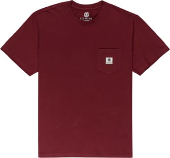 Basic Pocket Label S Vintage Red