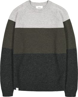Block Knit Moss