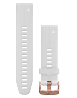 Bracelet Quickfit 20 silicone blanc