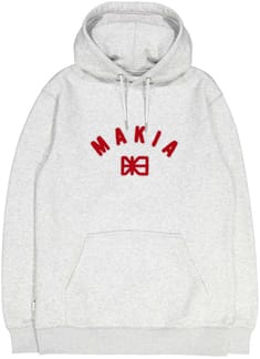 Brand Hooded Sweatshirt Light Grey