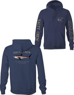 Bruce Hood Fleece Navy