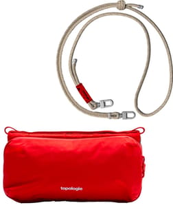 Pack Bottle Sacoche Medium Topologie Red Tech Sateen