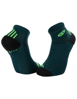 Socquettes Run Elite Vert/Noir