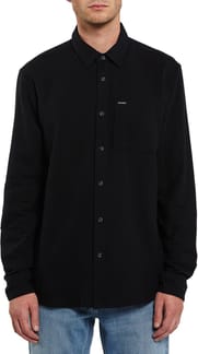 Caden Solid L/S Black