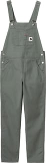 W' Bib Overall Smoke Green Rinsed
