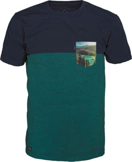 Caumasee-Täschli T-Shirt Deep Teal Melange
