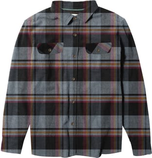 Central Coast LS Flannel Charcoal