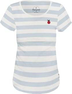 Chäferli T Shirt Illusion Blue Striped