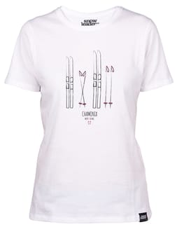 Chamonix Ski Tee White Wn