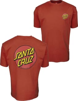Classic Dot Chest T-Shirt Ketchup