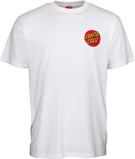 Classic Dot Chest T-Shirt White