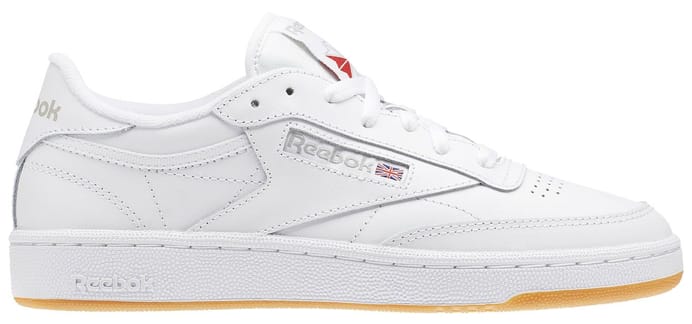 Club C 85 White/Light Grey/Gum