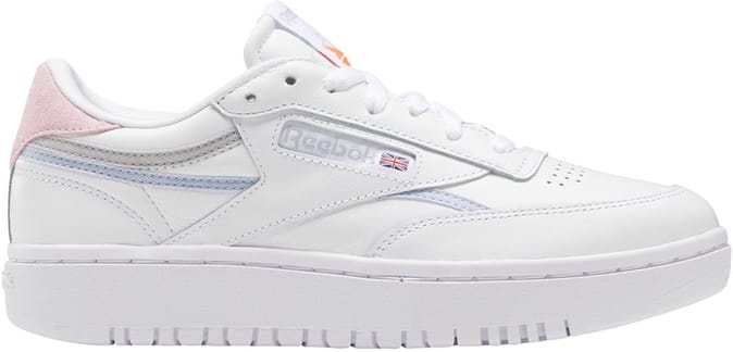 Club C Double Ftwr White Cold Grey 2 Orange Flare