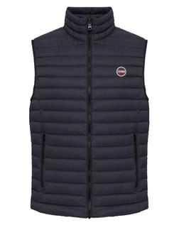 Mens Down Vest Repunk Navy Blue Vulcan