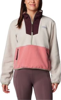 Sequoia Grove™ 1/2 Zip Fleece Dark Stone, Pink Agave
