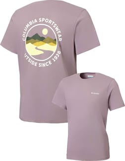 CSC Outdoor Back Graphic Tee Shale Purple Scoped View