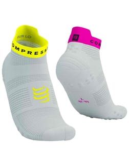 Pro Racing Socks v4.0 Run Low Safe Yellow/Neo Pink