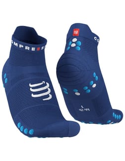Pro Racing Socks V4.0 Run Low Sodalite/Fluo Blue
