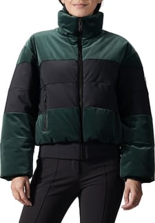 Cooler Velvet Veste Deep Forest