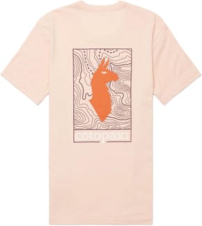 Llama Map Organic T-Shirt Rosewoods