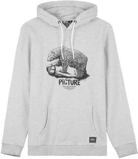 D&S Bear Hoodie Grey Melange