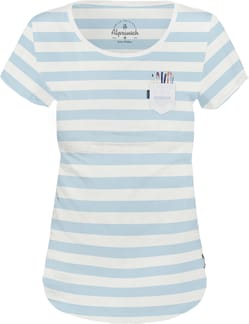 D Ski Immer Debii Basic T-Shirt Illusion Blue Melange Striped
