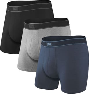Daytripper Comfort Stretch BB Fly 3pk Black/Grey/Navy
