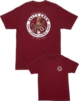 Deep Reach S/S Tee Burgundy