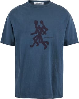 Runners Warm California Cotton Tee Blue