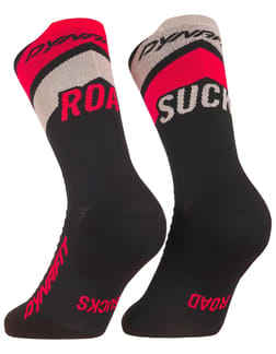 Ultra Crew Socks Black Out Ultra Coral