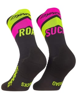 Ultra Crew Socks Black Out Ultra Yellow