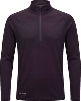 M Eider Merino 190 Half Zip Black