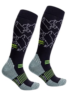 Landscape Ski Socks Eider x Snowleader Navy